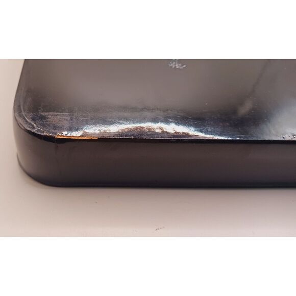 Vintage1920s Japanese Lacquerware Urushi Lacquer Embossed Gold Accents Tea Tray - Picture 11 of 13